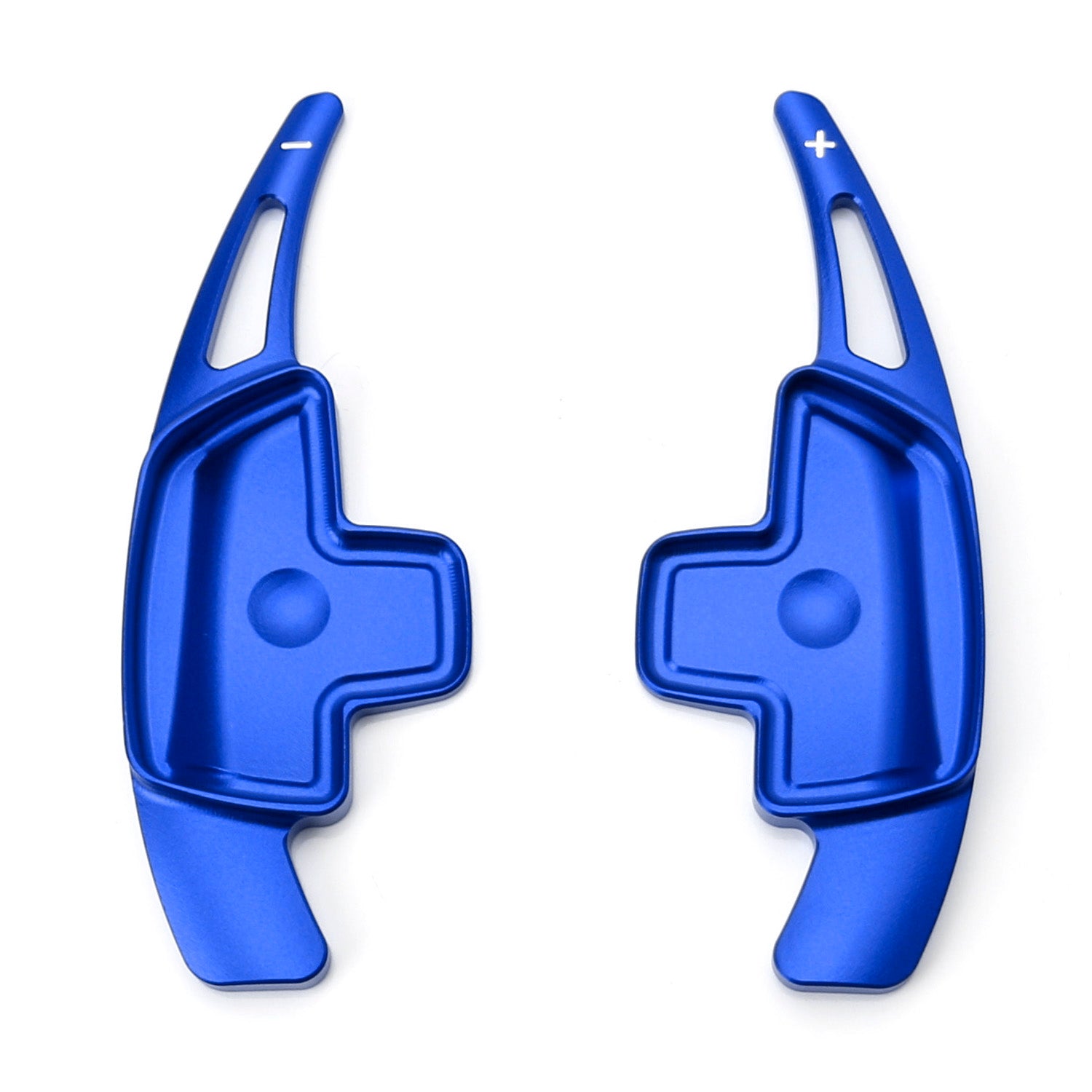 Extensores de levas Mercedes-Benz azules, producto sobre fondo blanco