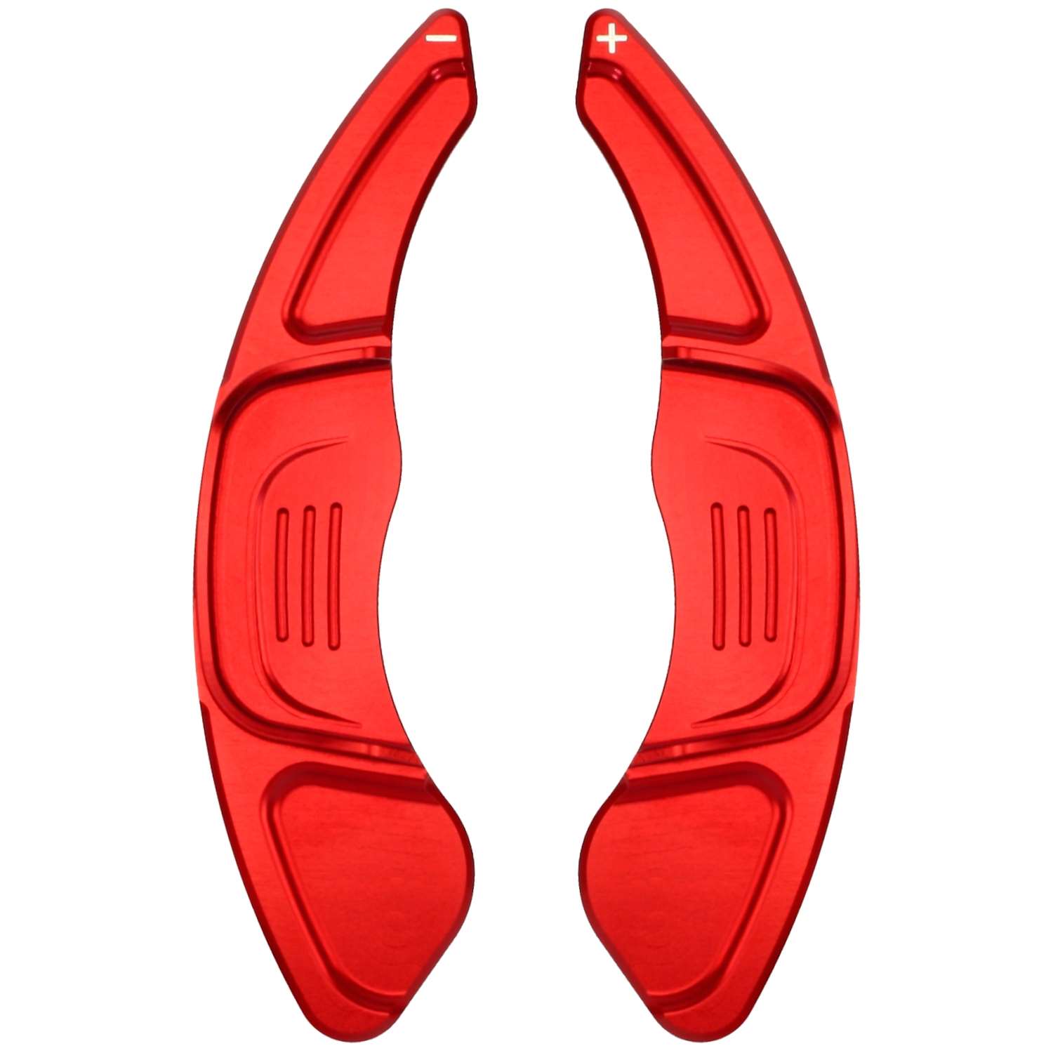 Extensores de levas Volkswagen rojos, producto sobre fondo blanco